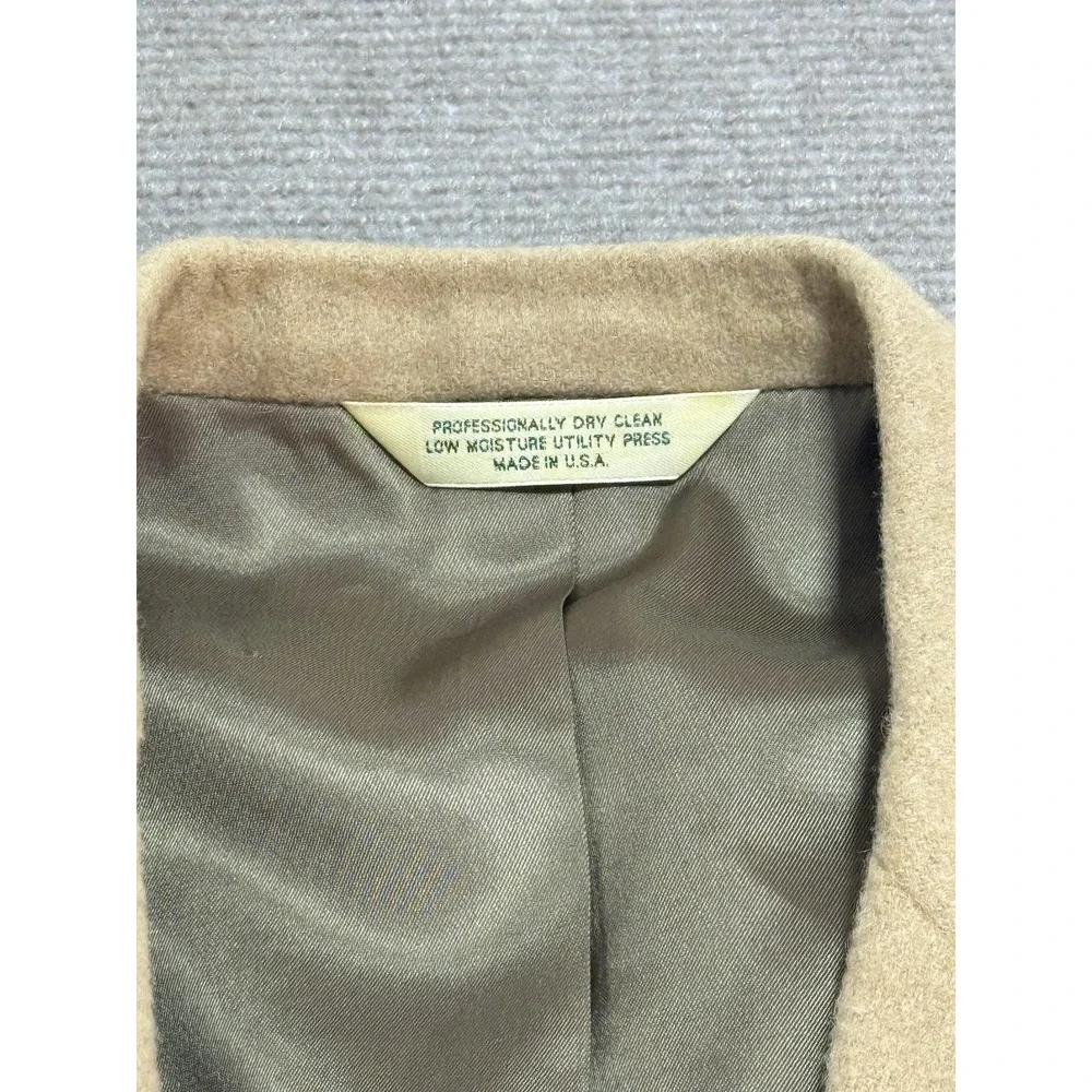 Vintage Evan-Picone Blazer Mens‎ Large Tan Camel Sport Coat Made USA 90s
